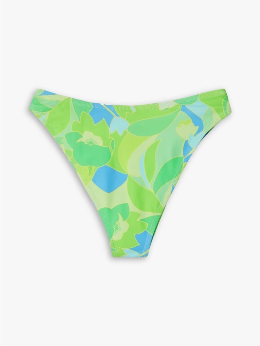 NWT Faithfull The Brand ‘Dylla’ Printed High-Rise Bikini Bottoms in “Galarosa”